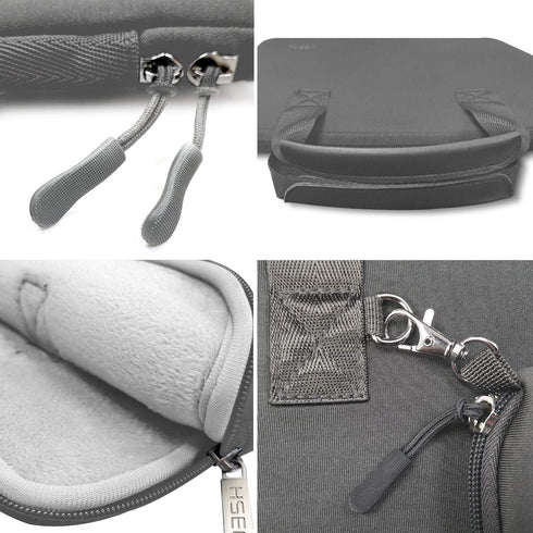 Hseok 13-14 Inch Laptop Case with Handle and Small Case,Water Resistant Durable Laptop Bag for MacBook,HP,ASUS,Dell,Lenovo,D02G01...