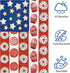4th of July Patriotic Garden Flag Memorial Day Donuts Garden Flags 12x18 Inch Double Sided Burlap Summer Ice Cream House FLags for Independence Da...