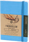 Pentalic 4" x 6" Pocket Sketchbook Traveler Journal, 160 Pages, Bright Blue...