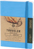 Pentalic 4" x 6" Pocket Sketchbook Traveler Journal, 160 Pages, Bright Blue...