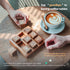 BSIRI Wooden XO Blocks (L) Tic Tac Toe Board Games - Ideal for Kids Games, Family Games and Game Night for Adults, Farmhouse Decor for Coffee Tabl...