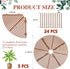 3 Pcs Plant Pot Cover Plant Protector from Animal Plant Pot Grid with Center Cutout Flower Cover Soil Protectors for Plants(Coffee, 11.8 In)...