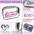 Cosmetic Bag PVC Dance Gift Bulk Bag 12 Pcs 7.1 * 4.7 * 2.4 IN Clear Zipper Toiletry Makeup Bag For Dance Team Girls Women Dance Competition Gifts...