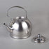 Creative Home Royal Tea 1.0 Quart Stainless Steel Stovetop Tea Kettle with Removable Infuser Basket Folding Handle Capsulated Bottom for Even Heat...
