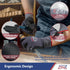 Safety Work Gloves Micro-Foam Nitrile Coated-6 Paris, Seamless Knit Touchscreen Nylon Gloves, with Black Nitrile Grip, for Warehouse, Home Improve...