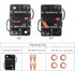 60Amp Circuit Breaker with Manual Reset Waterproof Inline Fuse Inverter for Marine Trolling Motors Boat ATV Manual Power Suface Mount 12V-48V DC...
