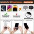 Kaptron Theft and Drop Protection Phone Tether - 30” Safety Retractable Phone Clip, Anti-Drop Travel Clip, Universal Retractable Phone Lanyard wit...
