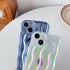 Caseative for iPhone 11 Case,Water Ripple Pattern Curly Wave Frame Soft Compatible with iPhone Case (Light Pink,iPhone 11)...