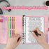 100 Envelopes Money Saving Challenge Binder, Save 5050 Dollars 100 Day Envelope Challenge Binder with 100 Cash Envelopes, Tracker, and Stickers...