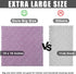 Homaxy 12 Pack Kitchen Dish Cloths (10 x 10 Inches, Purple), Super Soft and Absorbent Coral Velvet Dish Towels, Nonstick Oil Fast Drying Microfibe...