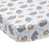 Bedtime Originals Jungle Fun Fitted Crib Sheet, 28x52 Inch (Pack of 1)...
