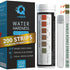 Water Hardness Test Kit - 200 Hard Water Test Strips with DoubleCheck, Sample Cup and Individually Wrapped...