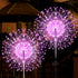 JJGoo Solar Garden Lights Solar Firework Lights, 2 Pack 120 LEDs 2 Lighting Modes Solar Lights Outdoor Waterproof for Garden Patio Walkway Pathway...