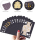 Waterproof Playing Cards, Plastic Playing Cards, Deck of Cards, Gift Poker Cards (Black Diamond Cards)...