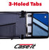 Case It Tablet Binder Accessory, Padded Tablet with 3 Steel Grommets, fits Any Standard 3 Ring Letter Size Binder,Mesh Pocket on Front, Zipper Clo...