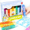 Official Bluey Chalk Art, 5-Pack, Vibrant Sidewalk Chalk For Kids, Includes 5 Chalks, Chalk Holders & Reusable Stencil, Outside Toys for Toddlers ...