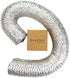 Snap to Vent Aluminum Dryer Hose 4 inch diameter x 8 feet long | Ziggurat Products