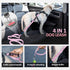 IOKHEIRA Dog Leash, Dog Leash for Large Dogs, Multifunctional Dog Leashes for Medium Dogs, Adjustable Dog Leash with Car Seatbelt, 4-6 FT Strong B...