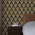 Black Geometric Wallpaper Peel and Stick Modern Contact Paper for cabinet Boho Black and Gold Wallpaper for bedroom Self Adhesive Removable Wallpa...