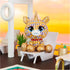 P.Lushes Designer Fashion Pets Natalie Von Corn Premium Unicorn Stuffed Animal, Gold and Blue, 6”...