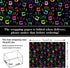 AnyDesign 12 Sheet Colorful Wrapping Paper 4 Design Black Neon Art Packaging Paper Folded Flat DIY Art Craft Paper for Glow Party Birthday Party B...