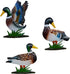 Mallard Metal Wall Decor 9 Inch Wall Art Hanging Green Duck Wall Decoration Mallard Wall Sculpture Outdoor Article Craft for Garden Patio Fences B...