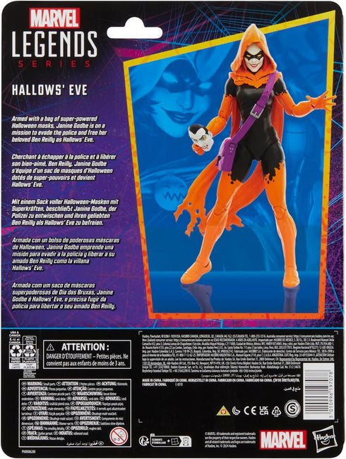 Marvel Legends Series Hallows' Eve, Spider-Man Comics Collectible 6-Inch Action Figure...