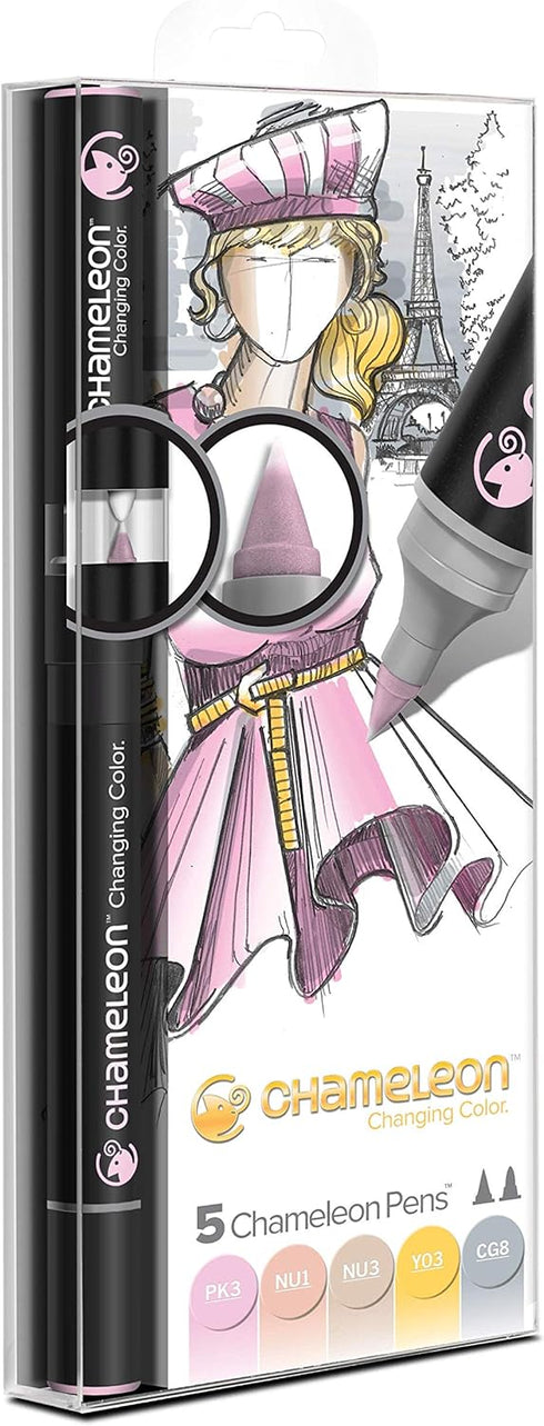 Chameleon Art Products, Chameleon 5-Pen, Pastel Tones Set...