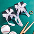 Baseball Ribbon Grosgrain Baseball Craft Ribbon Sports Ball Ribbon for Team Hair Bow Wreath Sport Lanyard Gift Wrapping Crafting Sewing Party Deco...