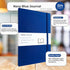 Portage Blank Hardcover Aesthetic Notebook Writing Journal – Bleed-Proof Paper Notepad for Journaling, High GSM, A5 Notebook, Cream Pages - Navy B...