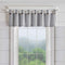Elrene Home Fashions Tucker Ticking Stripe Window Valance for Kitchen or Bathroom, 60" x 15", 1 Valance, Black...