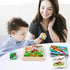 Wooden Animals Block Puzzles for Kids Ages 2-4 with Book, Jigsaw Puzzles Preschool Learning Educational Interactive Toys Gift for Boys Girls, Wood...