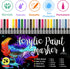 Acrylic Paint Pens for Rock Painting,Set of 24 Extra Fine Point Non-toxic Acrylic Paint Pen Paint Markers for Stone,Ceramic,Glass,Wood,Canvas,Fabr...