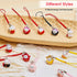 12 Pcs Lucky Cat Keychain Phone Charms Strap Fengshui Fortune Japanese Beckoning Cat Maneki Neko Pendant Good Health Mascot Avoid Evil Pendants...