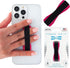 LOVEHANDLE Universal Grip for Most Smartphones, Mini Tablets and Cases, Pink Base with Black Elastic Strap, LH-01Pink...