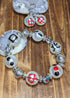 Mahjong Jewelry For Women - Mahjong Bracelet Earring Set - Mahjong Bracelet Stretch Gift For Mom Grandma...