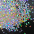 LoveOurHome 60g Holographic Star Chunky Glitter Flakes Sparkles Iridescent Stars Shapes Nail Sequins Epoxy Resin Accessories Crafts Supplies Makeu...