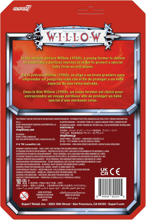 Super7 Willow Ufgood (with Elora Danan) - 3.75" Willow Action Figure with Accessory Classic Movie Collectibles and Retro Toys...