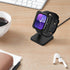 kwmobile Docking Station Compatible with Xiaomi Redmi Watch 4 - Charging Charger Cable with Stand - Black...