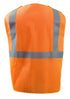 OccuNomix unisex adult Class 2 Mesh / 5pt Breakaway Hook & Loop safety vests, Orange, Small US...