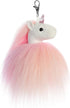 Aurora - Sparkle Tales - 5" Fluffy Unicorn Key Clip...