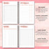 3 Month Fitness & Workout Planner for Women | Gym Journal, Weight Loss Tracker, Meal Planner, Self Care Habit Tracker - A5 Pink Watercolor...