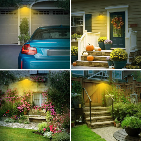 2 Pack Solar Motion Lights Outdoor, 3 Modes/100LED Solar Security Lights Wireless IP65 Waterproof Solar Wall Lights Outdoor Lights for Front Door,...