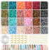 TEXGIZRLY Clay Bead Bracelet Kit, Friendship Bracelet Making Kit for Girls, 24 Colors Clay Beads for Bracelets Making, Beads for Jewelry Making Ki...