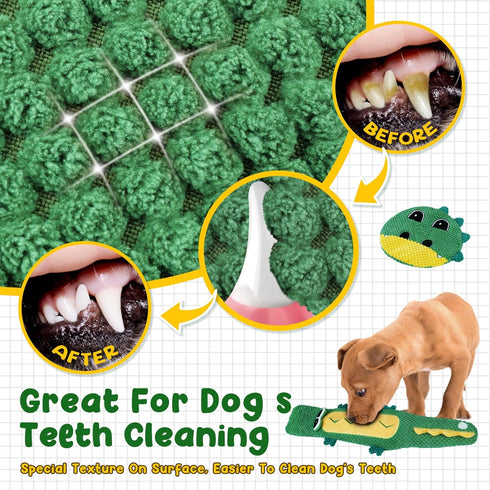 Interactive Dog Toys for Small Medium Dogs - 2 Pack Puppy Toys for Boredom and Teething, No Stuffing Squeaky Puppy Chew Toys with Crinkle, Treat D...