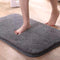 Yancorp Shaggy Bathroom Rugs 15x23 Small Plush Thick Bathroom Rug Extra Soft Bath Mat for Non Slip Machine Washable Bathroom Carpet Microfiber Abs...