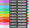 Chalk Markers Fine Tip - Chalkboad Markers - Liquid Chalk Markers Erasable - Chalk Markers for Blackboard Chalk Board First Day of School Board - ...