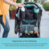 J.L. Childress Cups 'N Cargo Universal Stroller Caddy Organizer - Essential Travel Accessories for Baby Stroller, Includes Cup Holders & Mesh Stor...