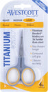 Westcott 4" Sewing Titanium-Bonded Embroidery Scissors, Curved (13865)...