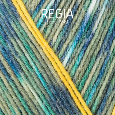 Regia 9801629 08078 Hand Knitting Yarn Wool, Iceland, 18 x 9 x 9 cm, Wool, Lagoon, 16 x 9 x 7.5 cm...